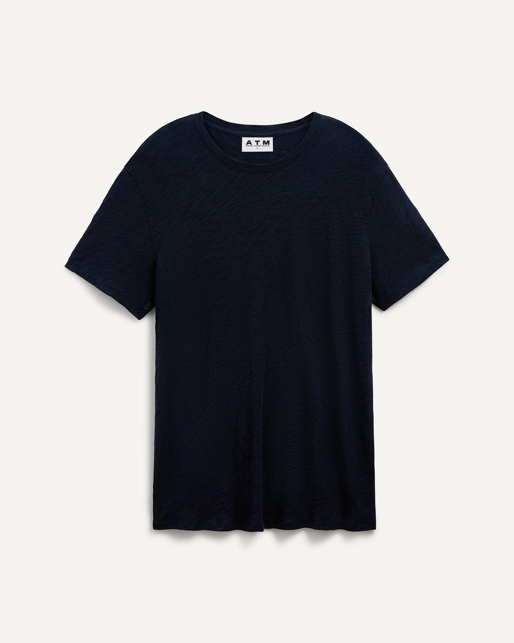 Slub Jersey Crew Neck Tee - Midnight