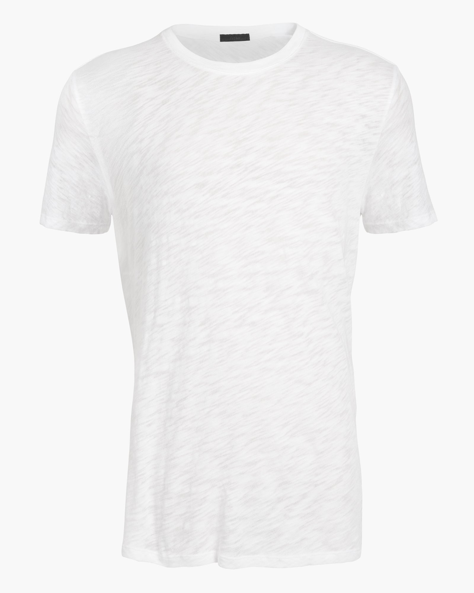 Slub Jersey Crew Neck Tee - White
