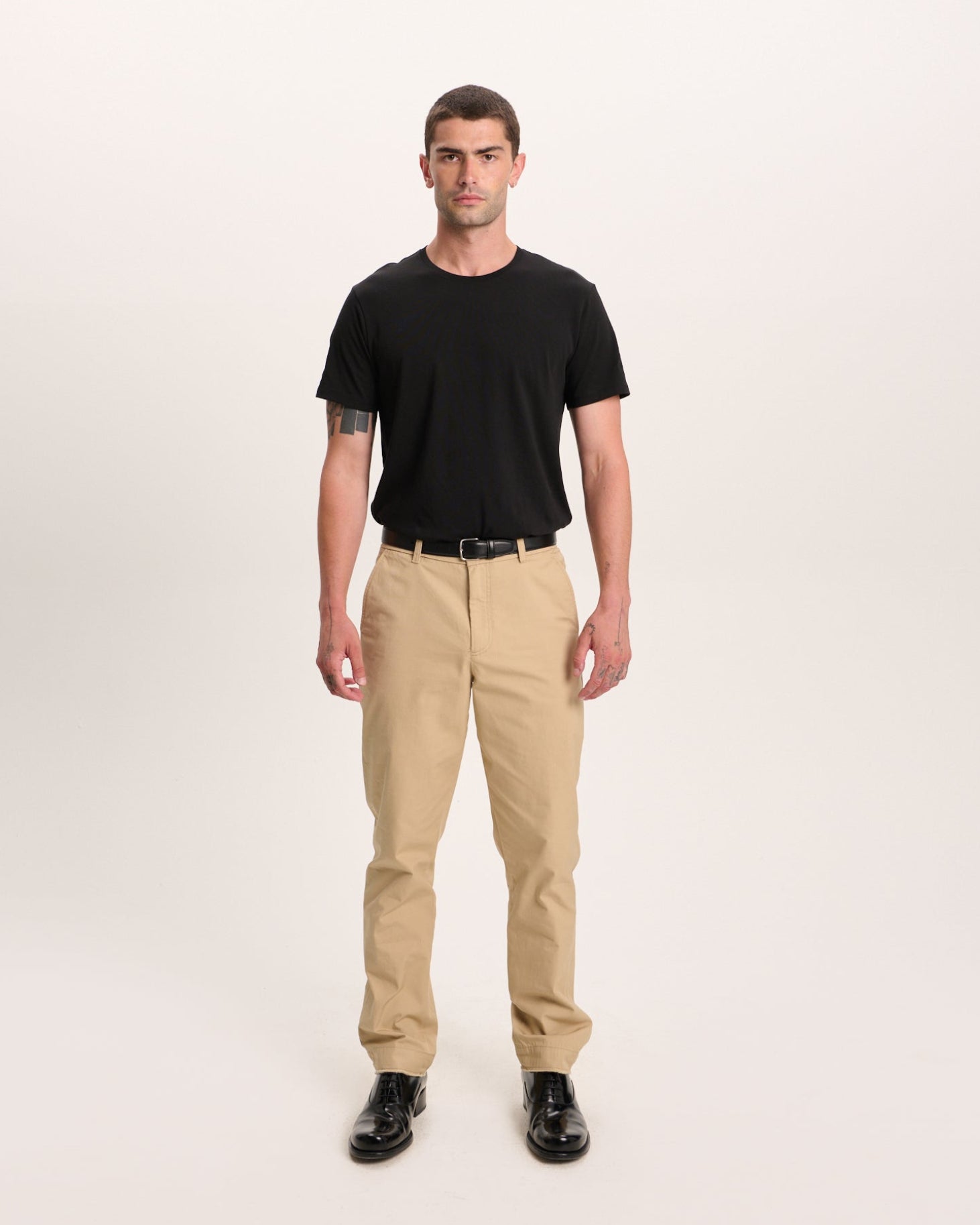 Classic Jersey Crew Neck Tee - Black