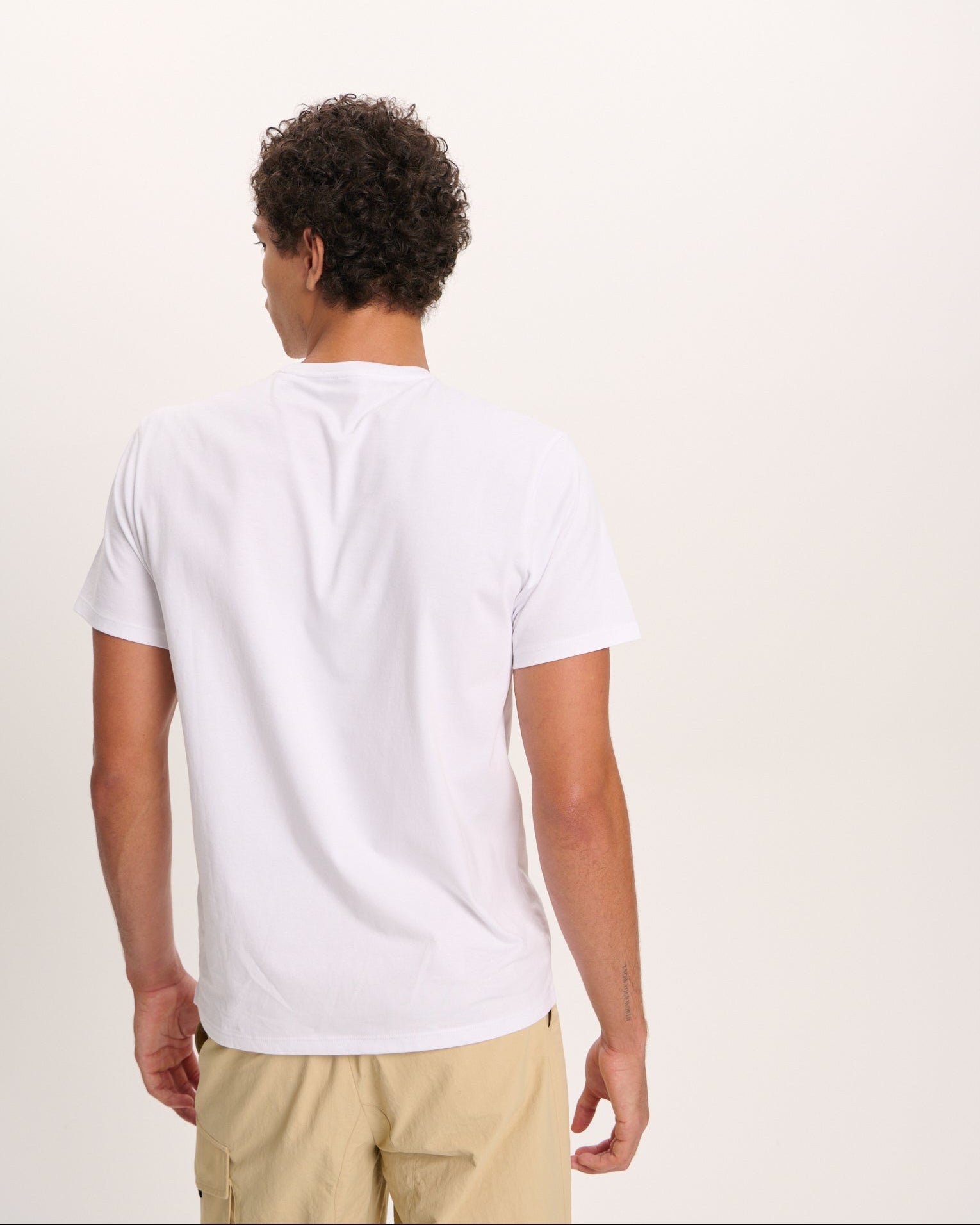 Classic Jersey Crew Neck Tee - White