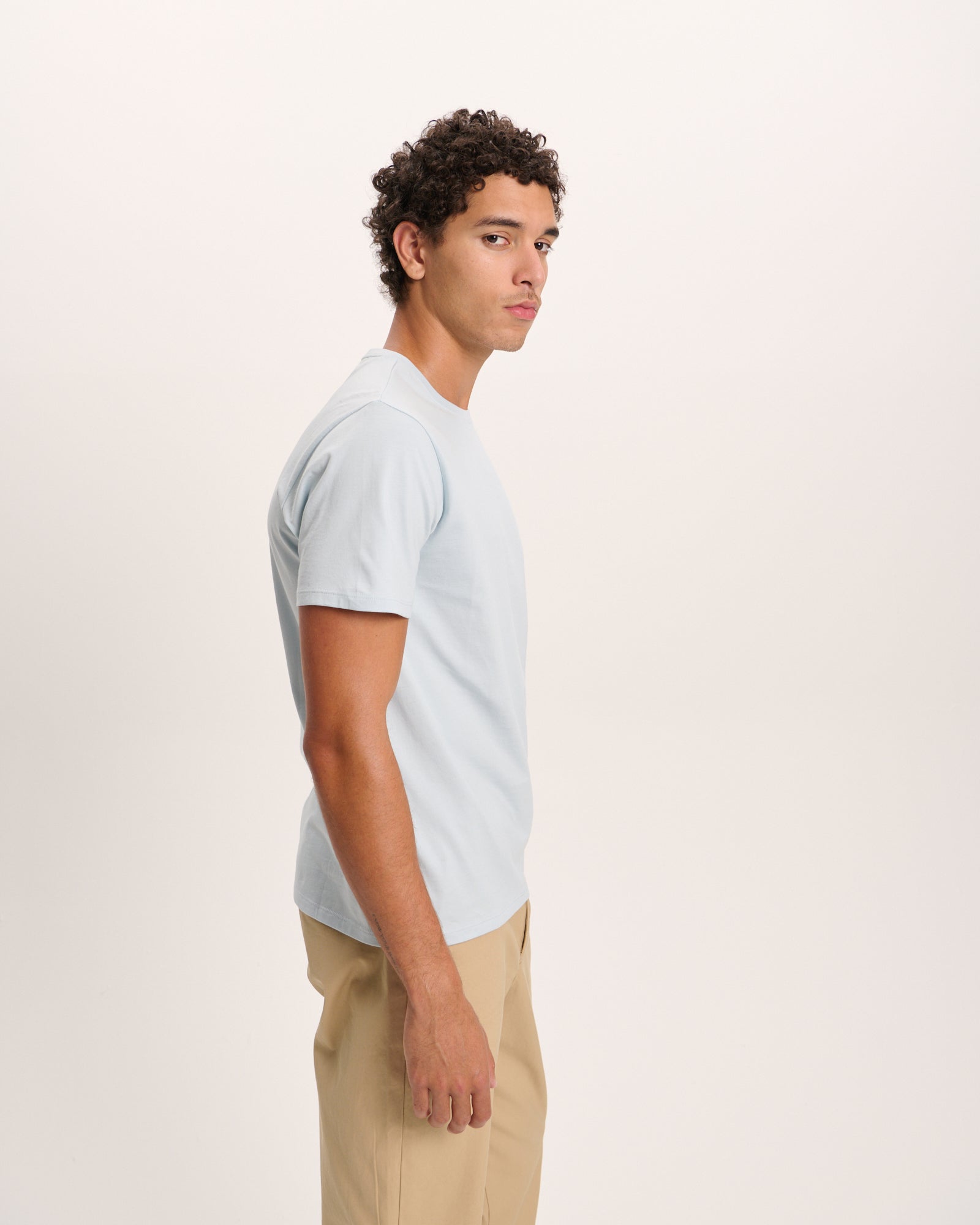 Classic Jersey Crew Neck Tee - Blue