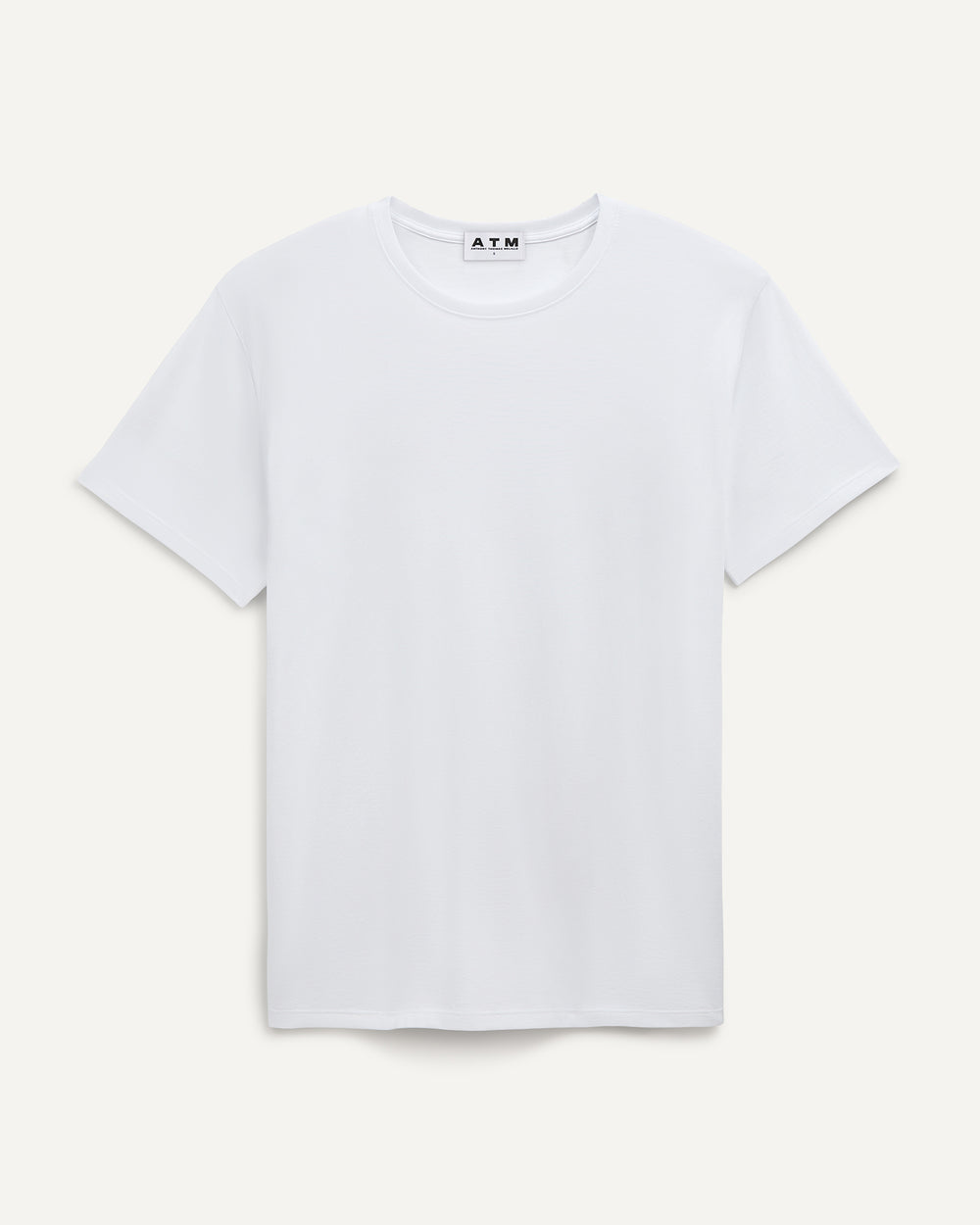 Classic Jersey Crew Neck Tee - White