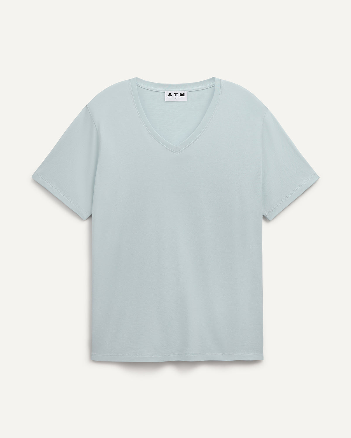Classic Jersey V-Neck Tee - Blue