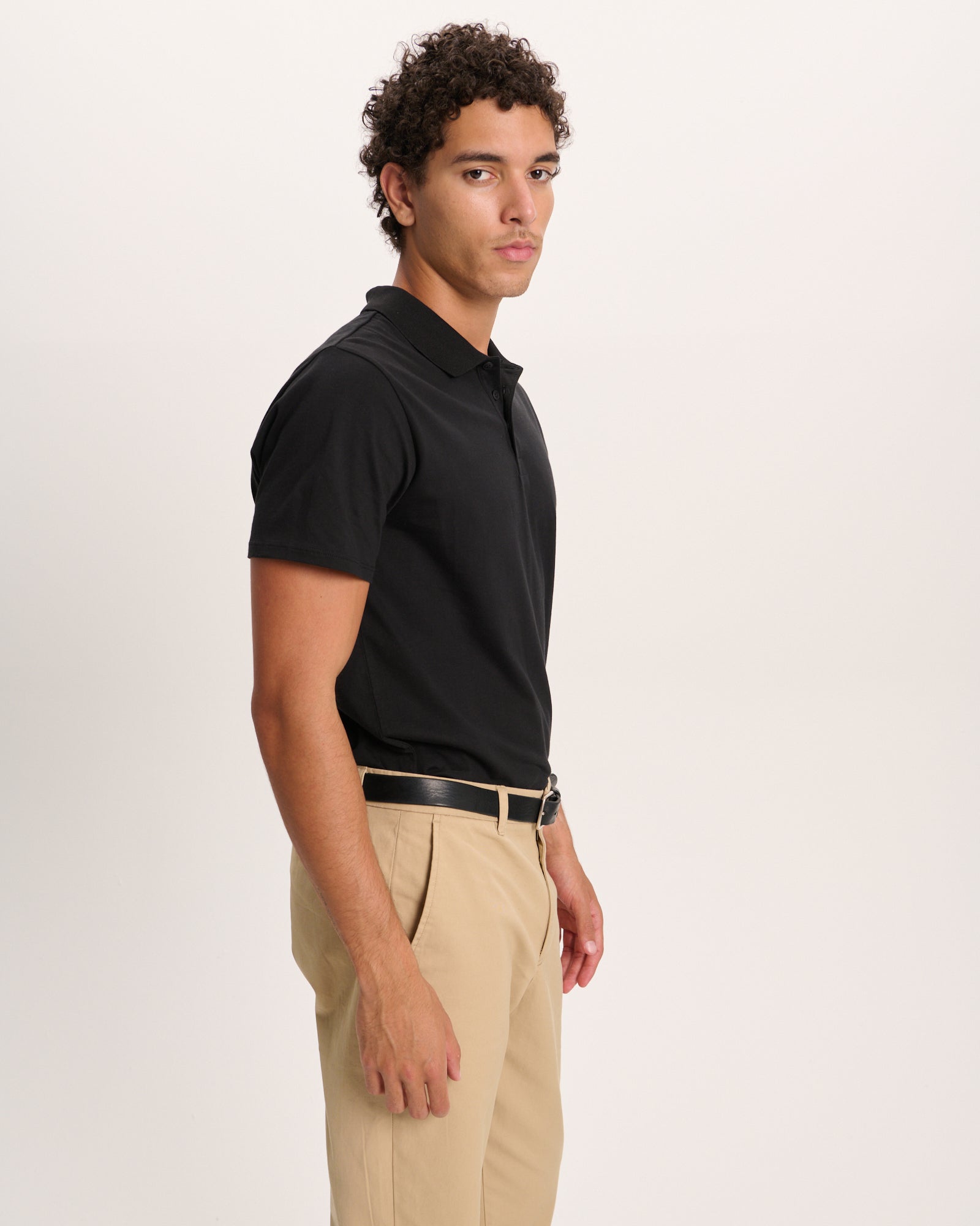 Classic Jersey Polo - Black