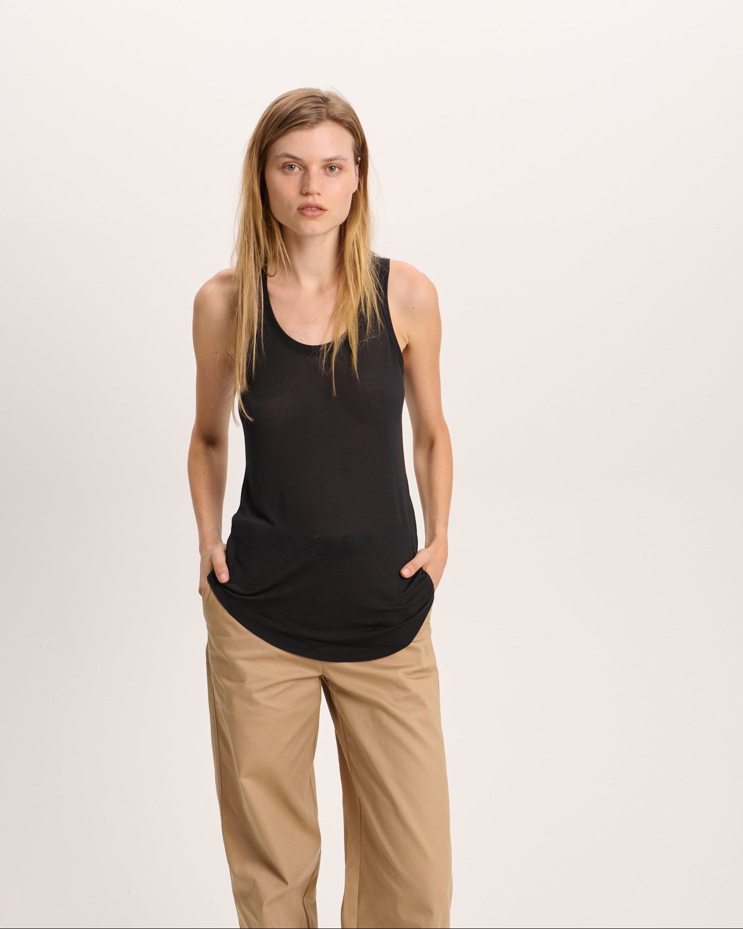Modal Sweetheart Tank - Black