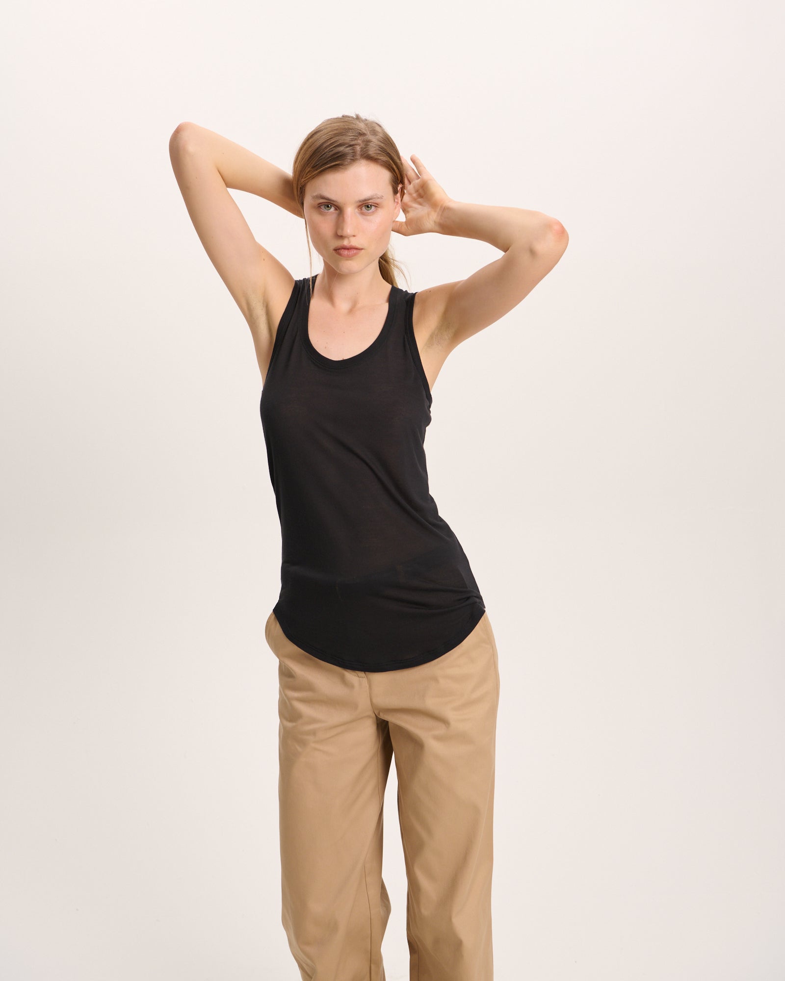 Modal Sweetheart Tank - Black