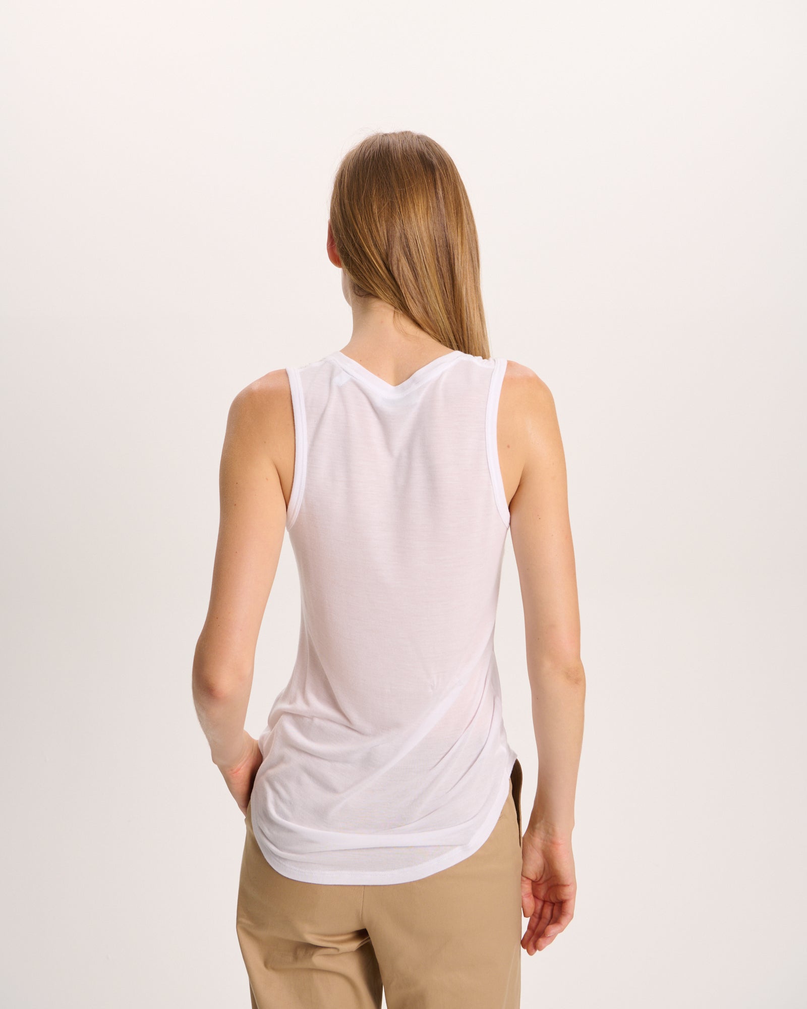 Modal Sweetheart Tank - White – ATM Anthony Thomas Melillo