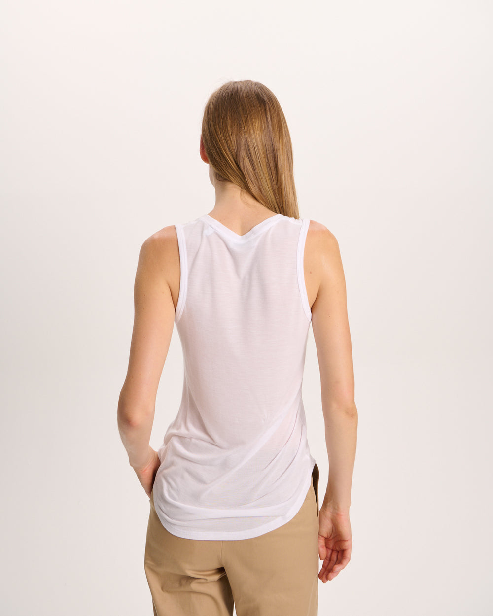 Modal Sweetheart Tank - White