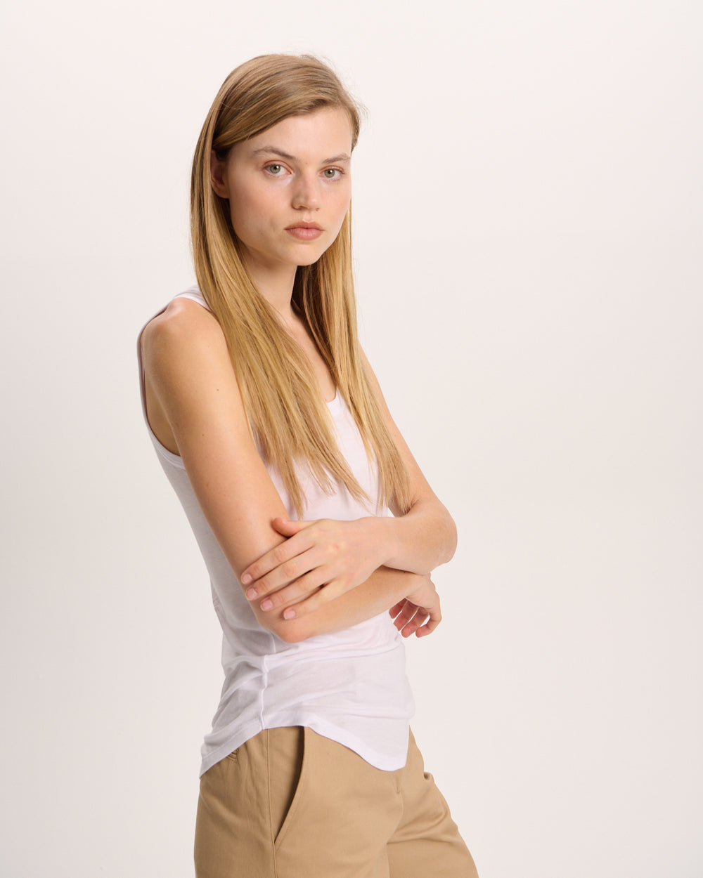 Modal Sweetheart Tank - White