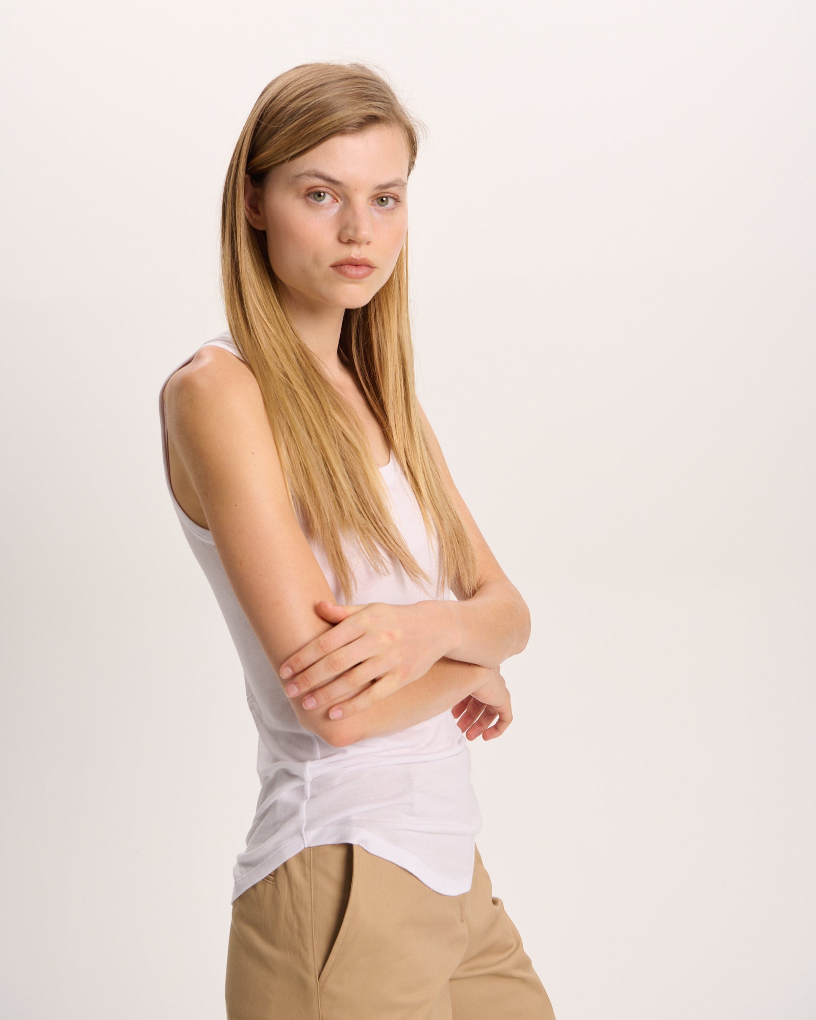 Modal Sweetheart Tank - White