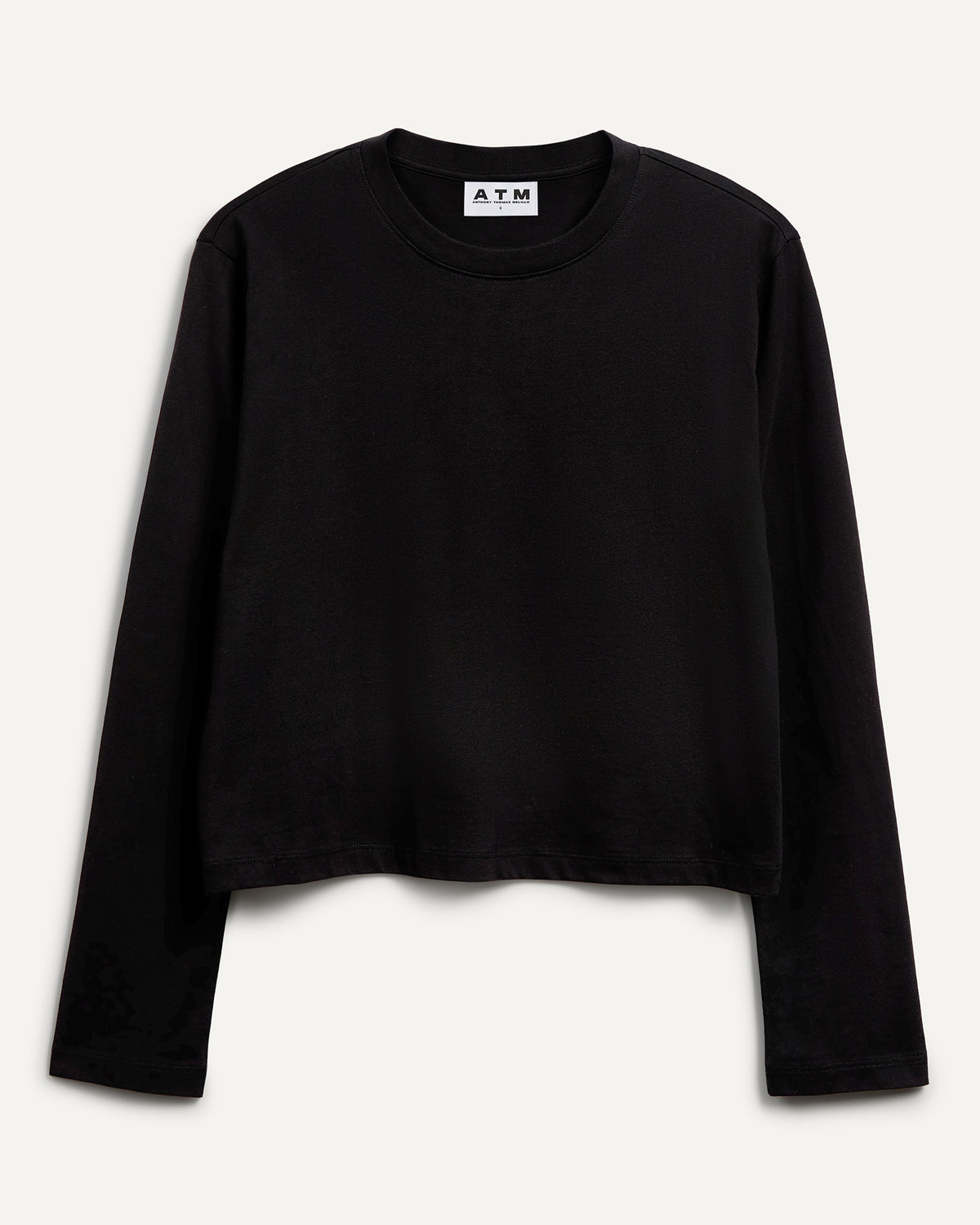 Classic Jersey Long Sleeve Boy Tee - Black