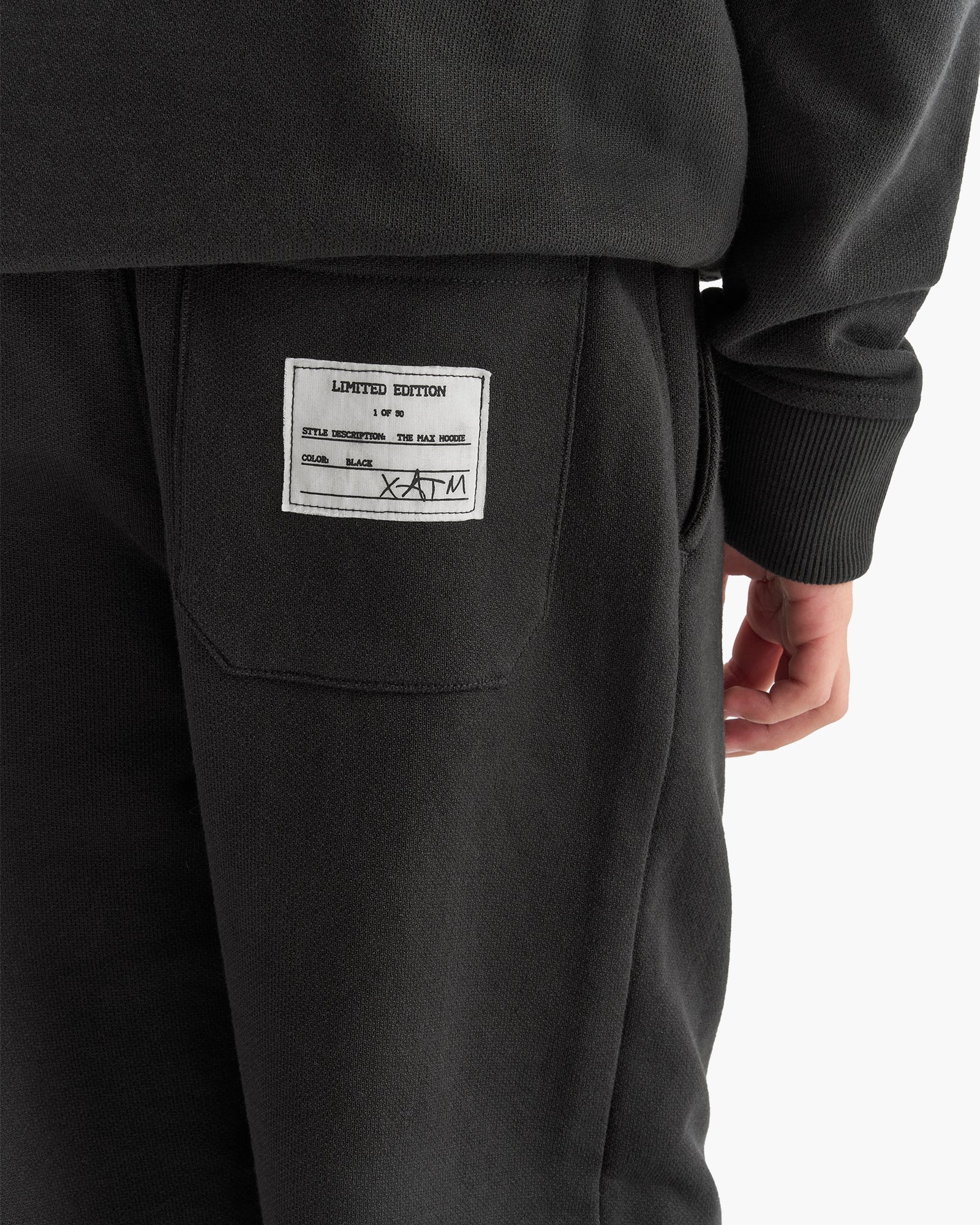 Kid's French Terry Sweatpant - Black