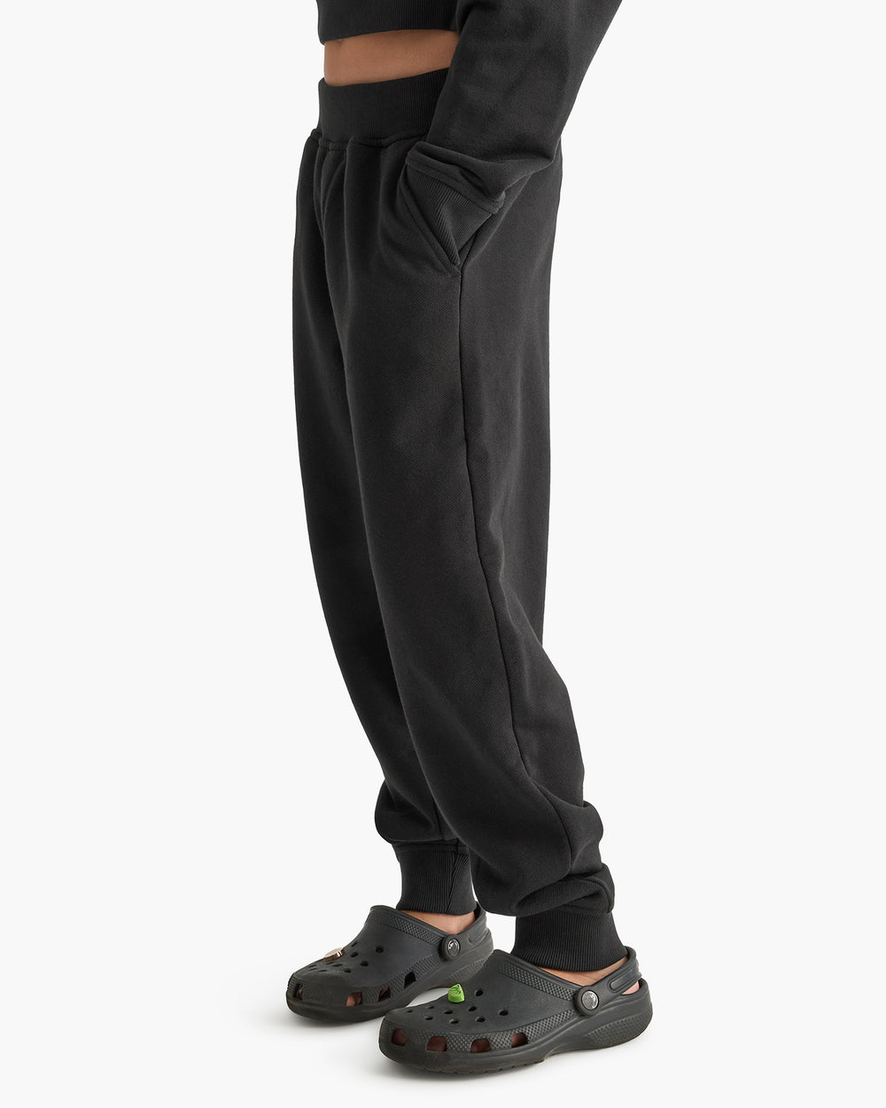 Kid's French Terry Sweatpant - Black