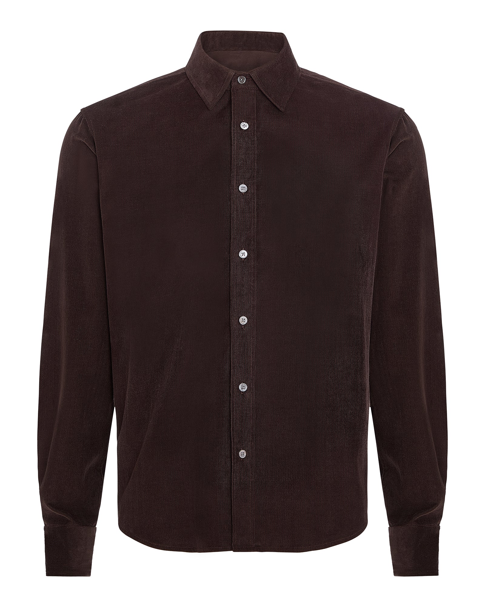 Corduroy Shirt - Dark Chocolate