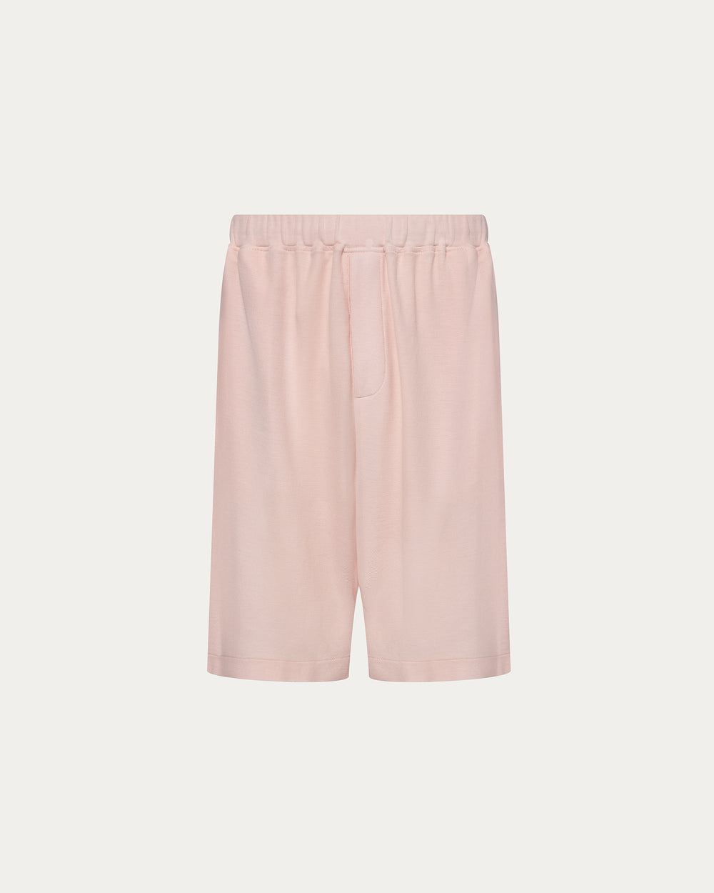 Pima Cotton Pique Shorts - Faded Rose