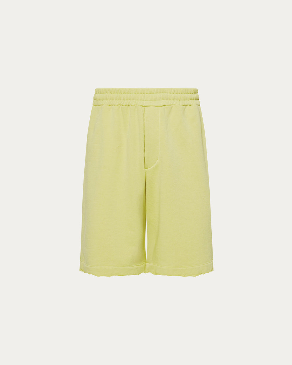 French Terry Pull-On Shorts - Mellow Yellow