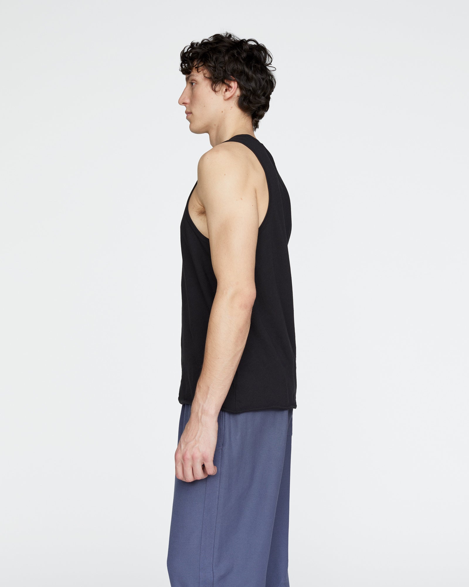Vintage Jersey Tank - Black