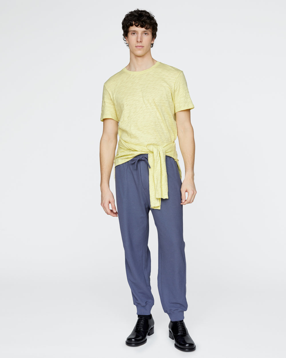 Slub Jersey Crew Neck Tee - Mellow Yellow