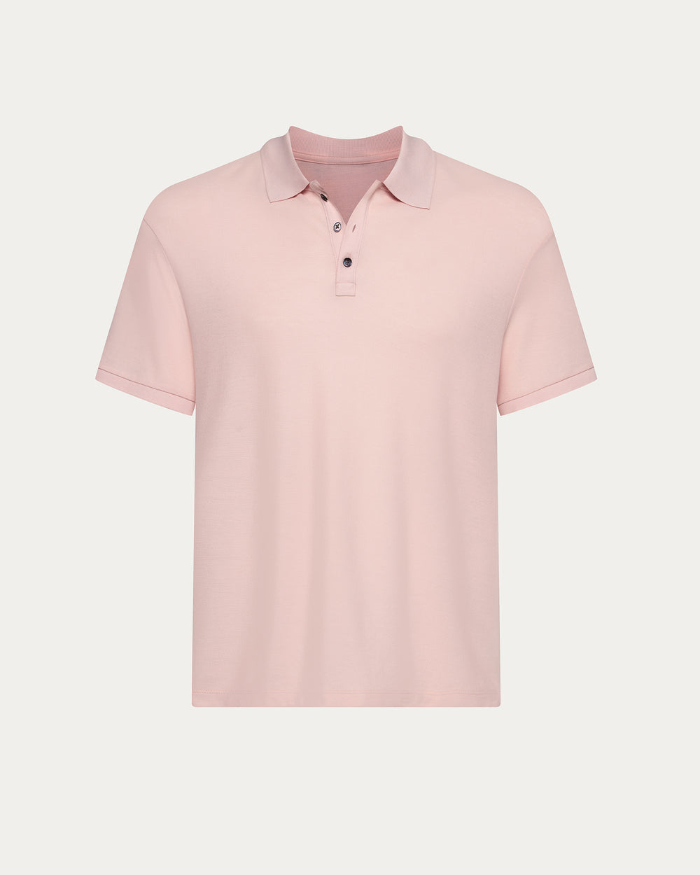 Pima Cotton Pique Polo - Faded Rose
