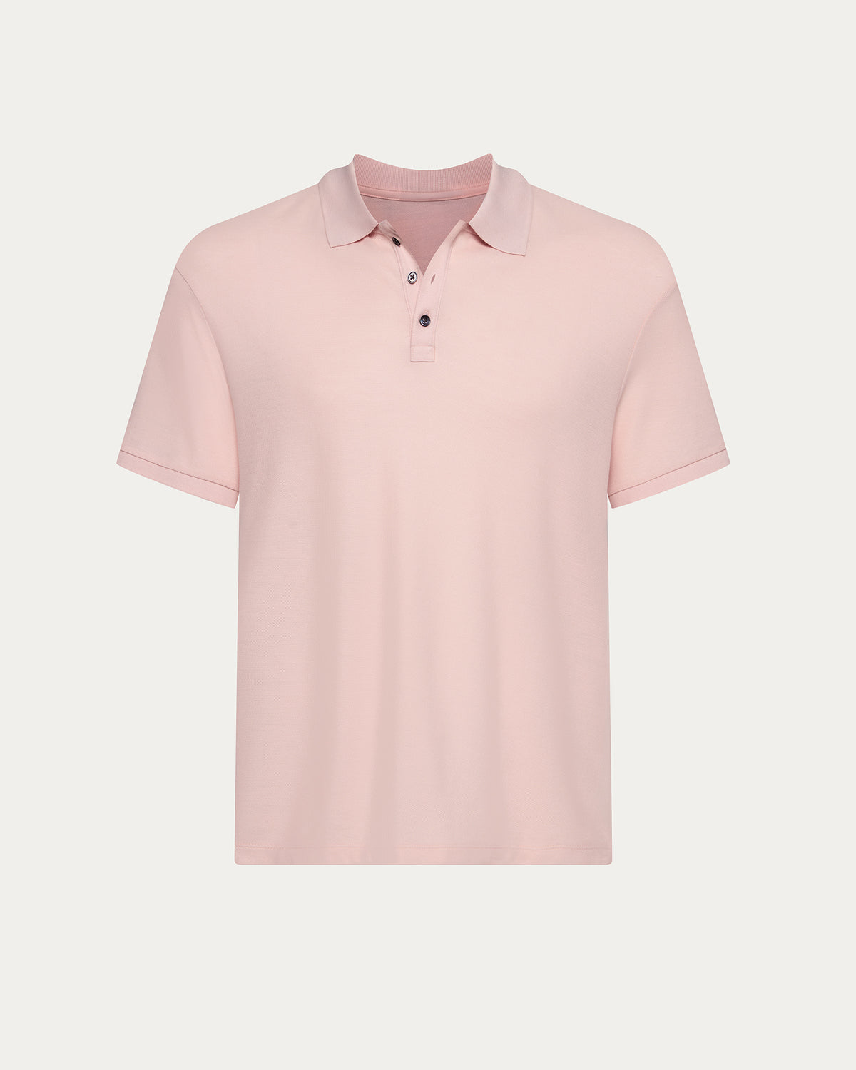 Pima Cotton Pique Polo - Faded Rose