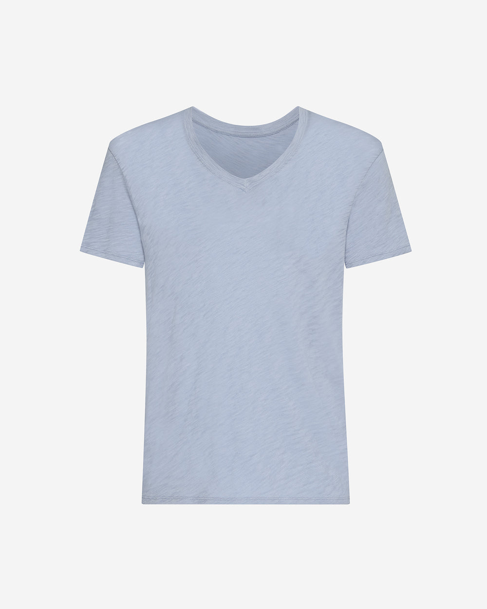 Slub Jersey V-Neck Tee - Cool Water