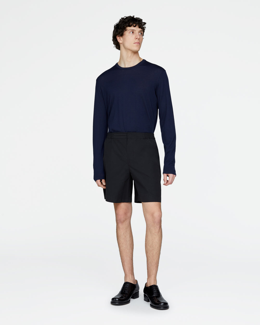 Hybrid Tech Pull-On Shorts - Black