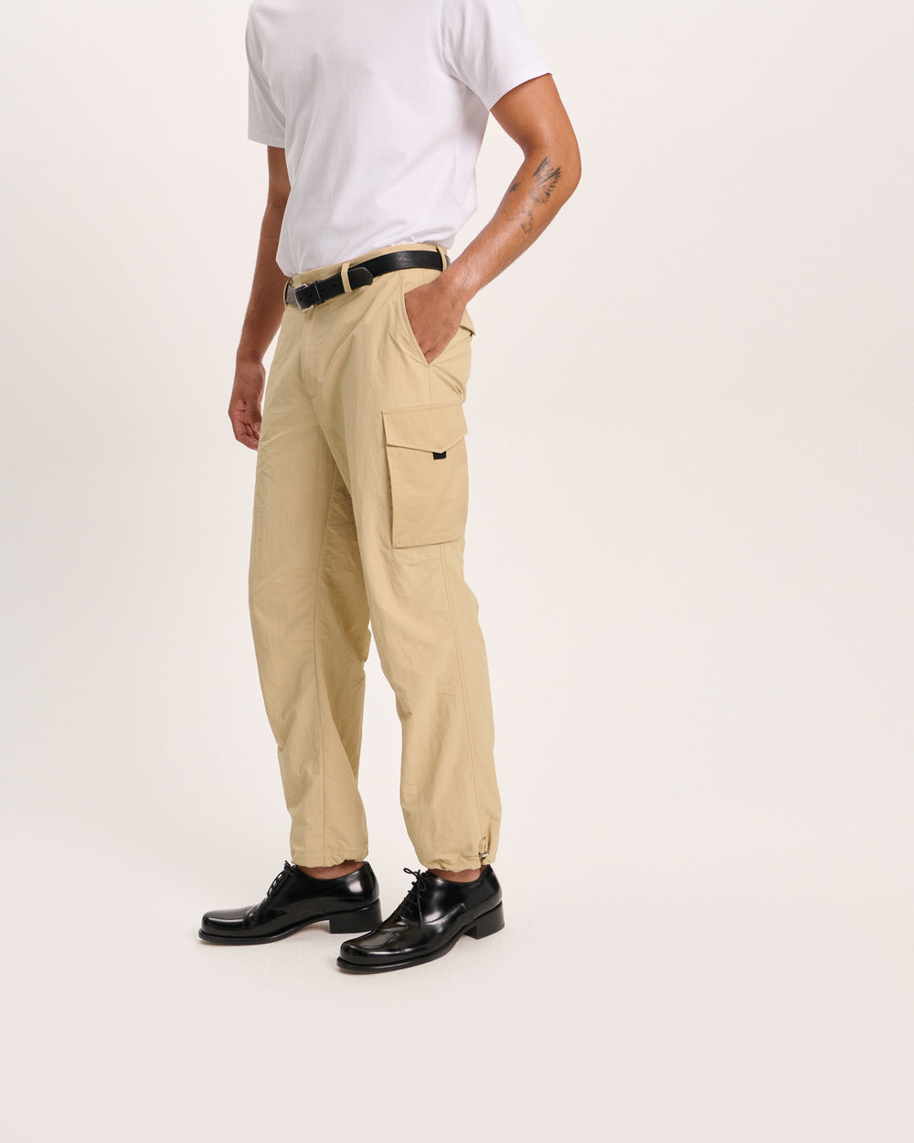 Nylon Ripstop Pant - Macadamia