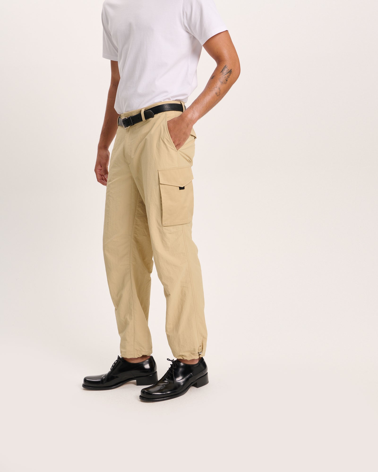 Nylon Ripstop Pant - Macadamia