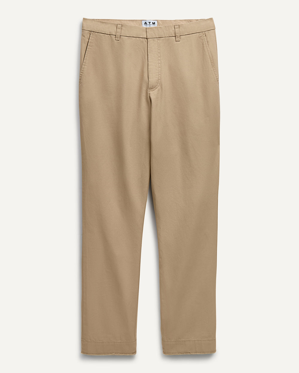 Cotton Twill Chino Pant - Khaki