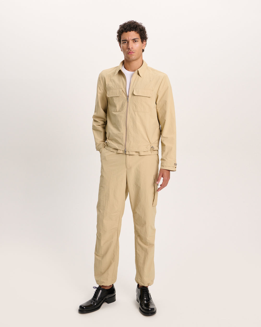 Nylon Ripstop Jacket - Macadamia