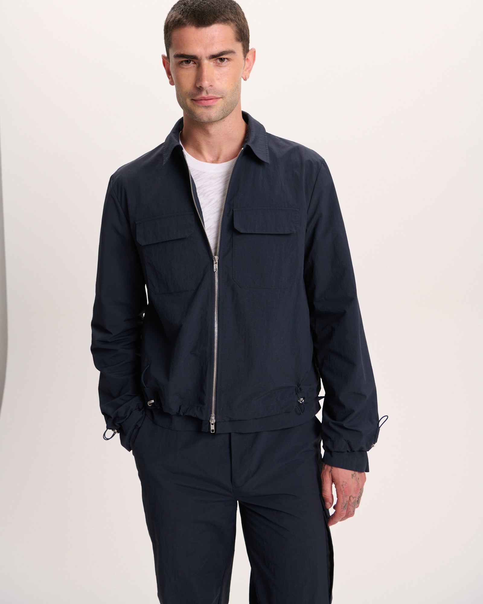 Nylon Ripstop Jacket - Midnight