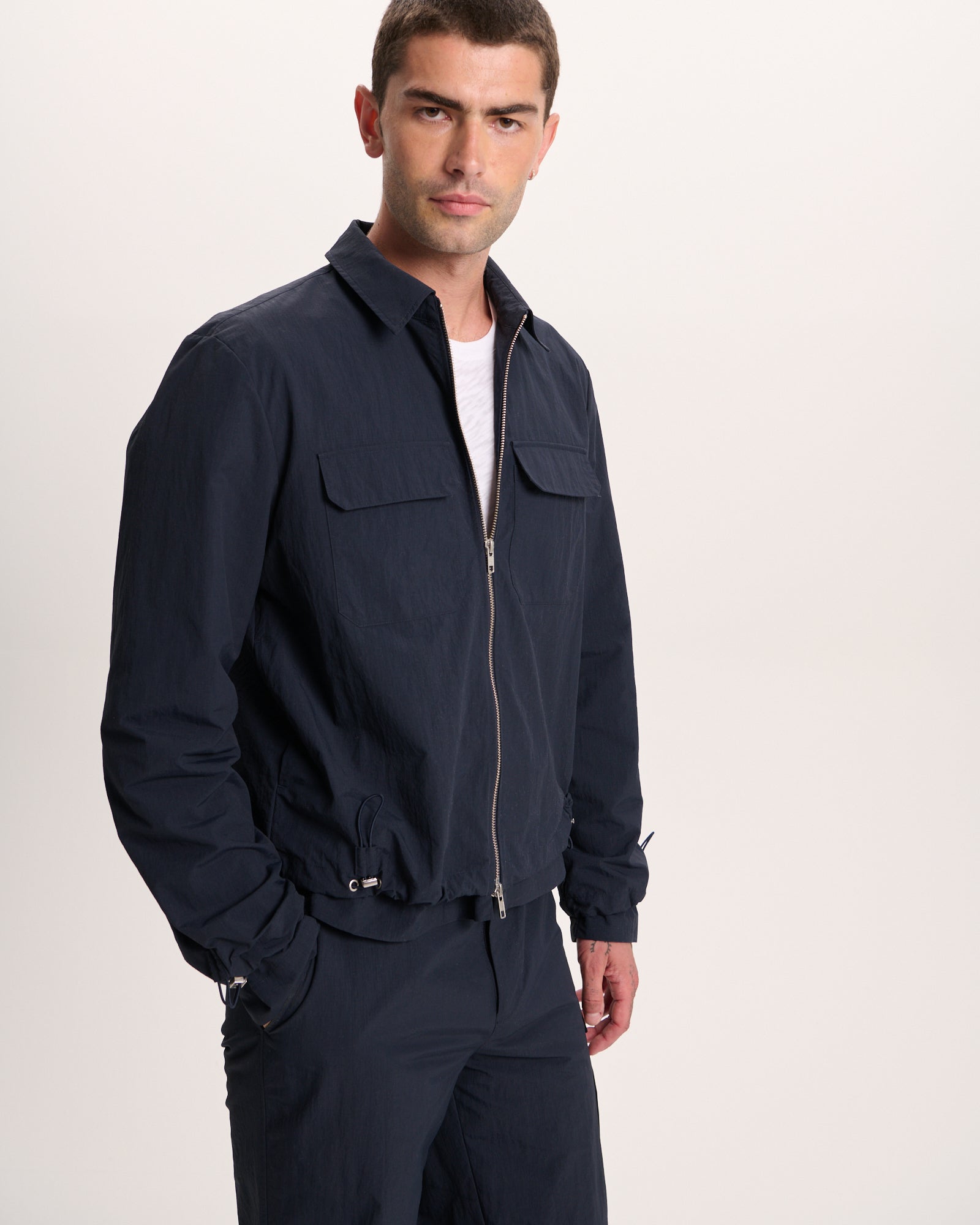 Nylon Ripstop Jacket - Midnight