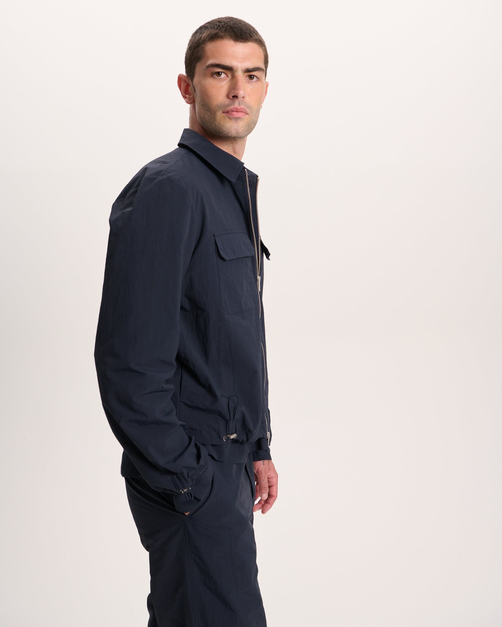 Nylon Ripstop Jacket - Midnight