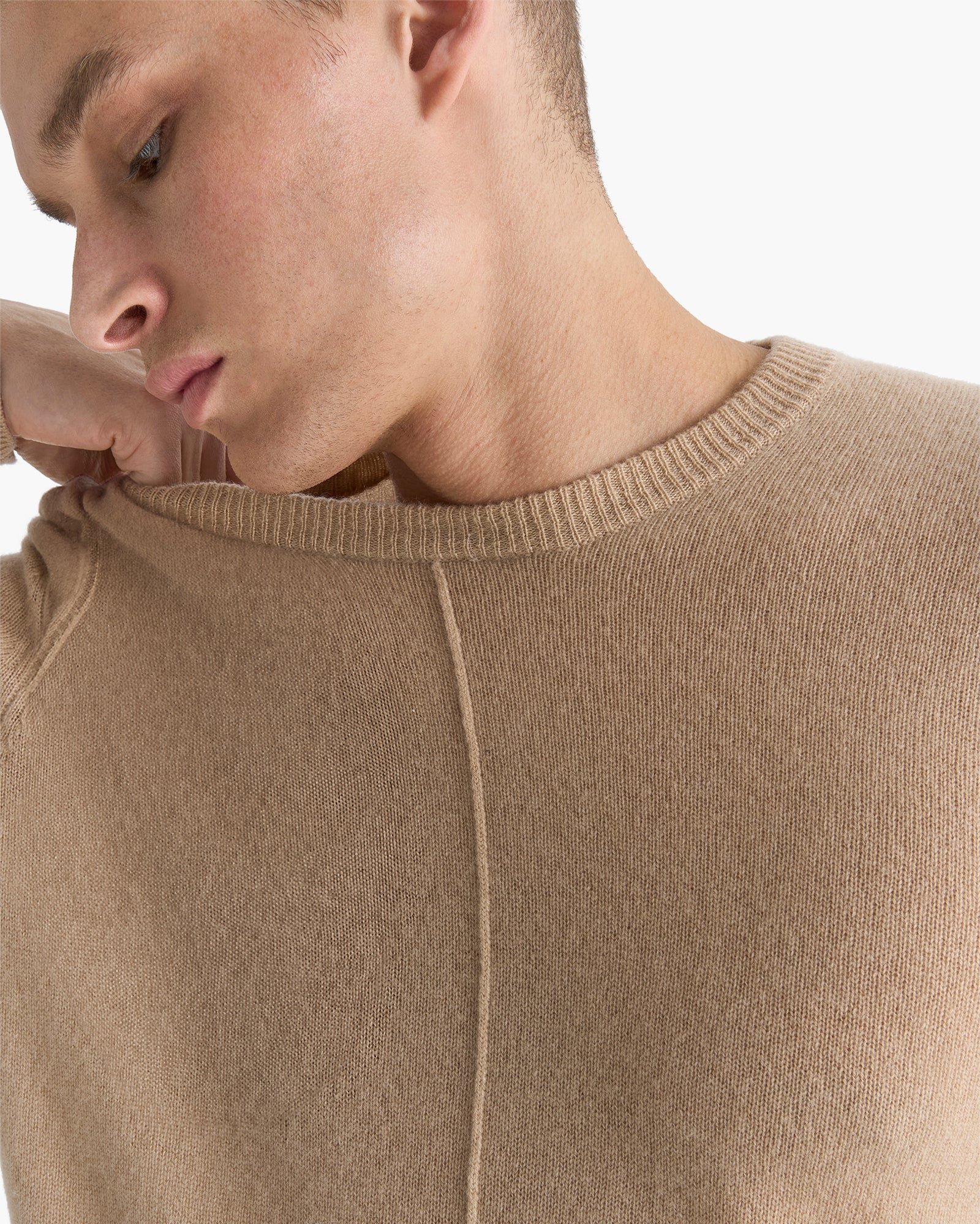 Cashmere Crew Neck Sweater - Dune