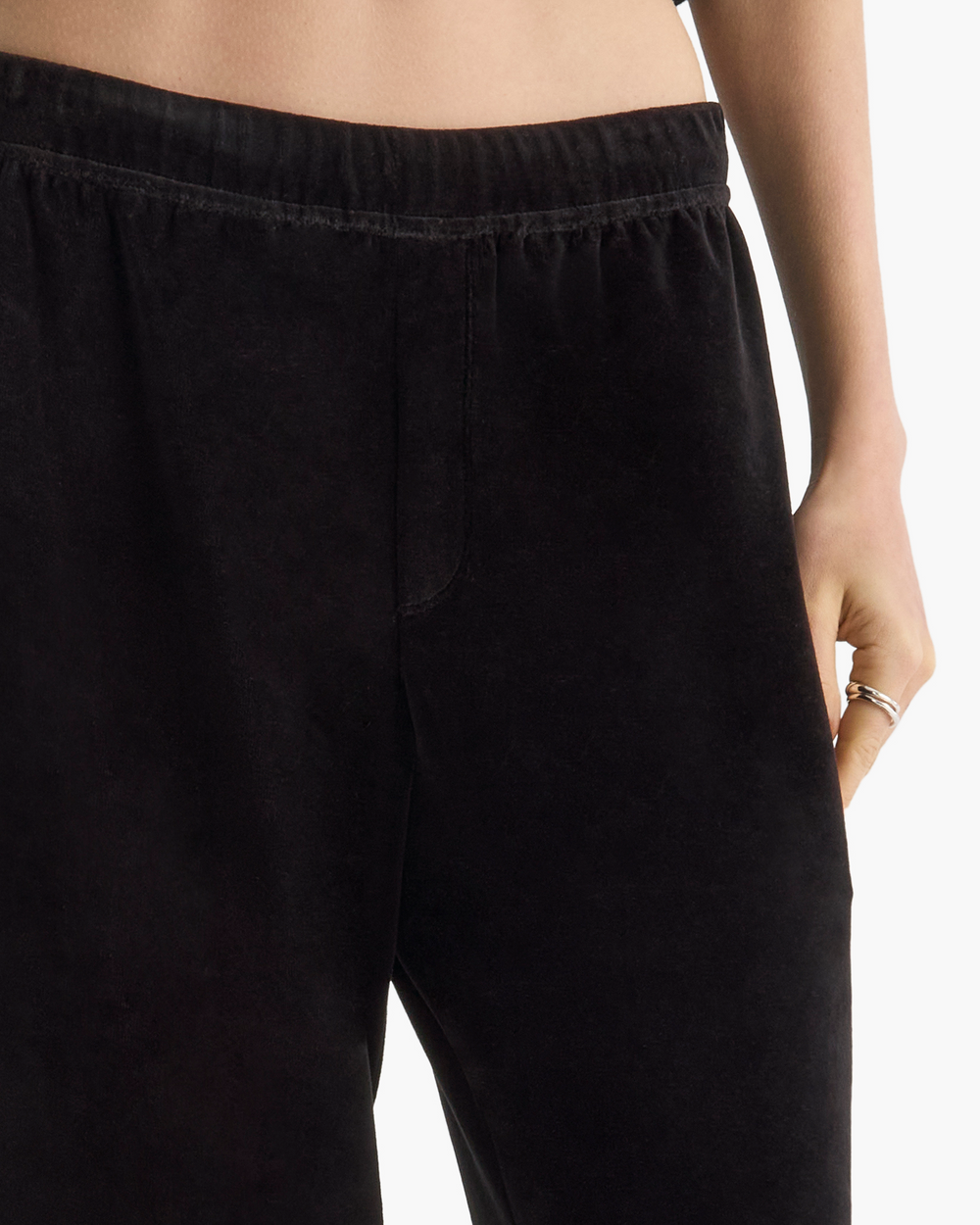 Velour Flare Pant - Black – ATM Anthony Thomas Melillo Velour Flare Pant - Black – ATM Anthony Thomas Melillo