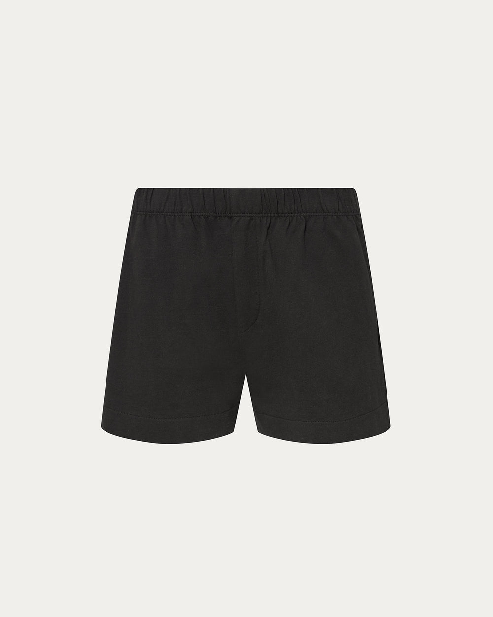 Heavyweight Jersey Pull On Shorts - Black