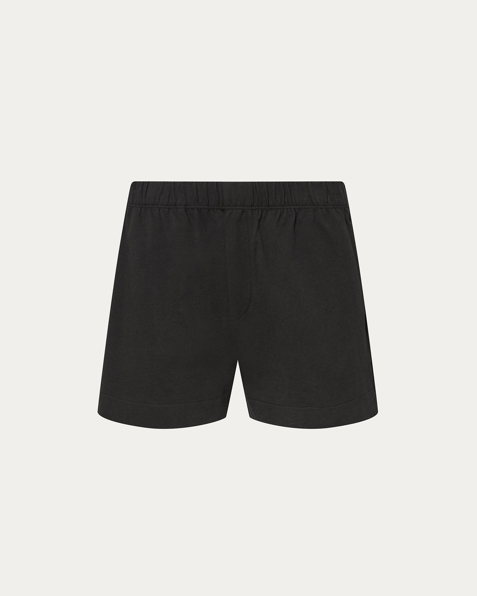 Heavyweight Jersey Pull On Shorts - Black