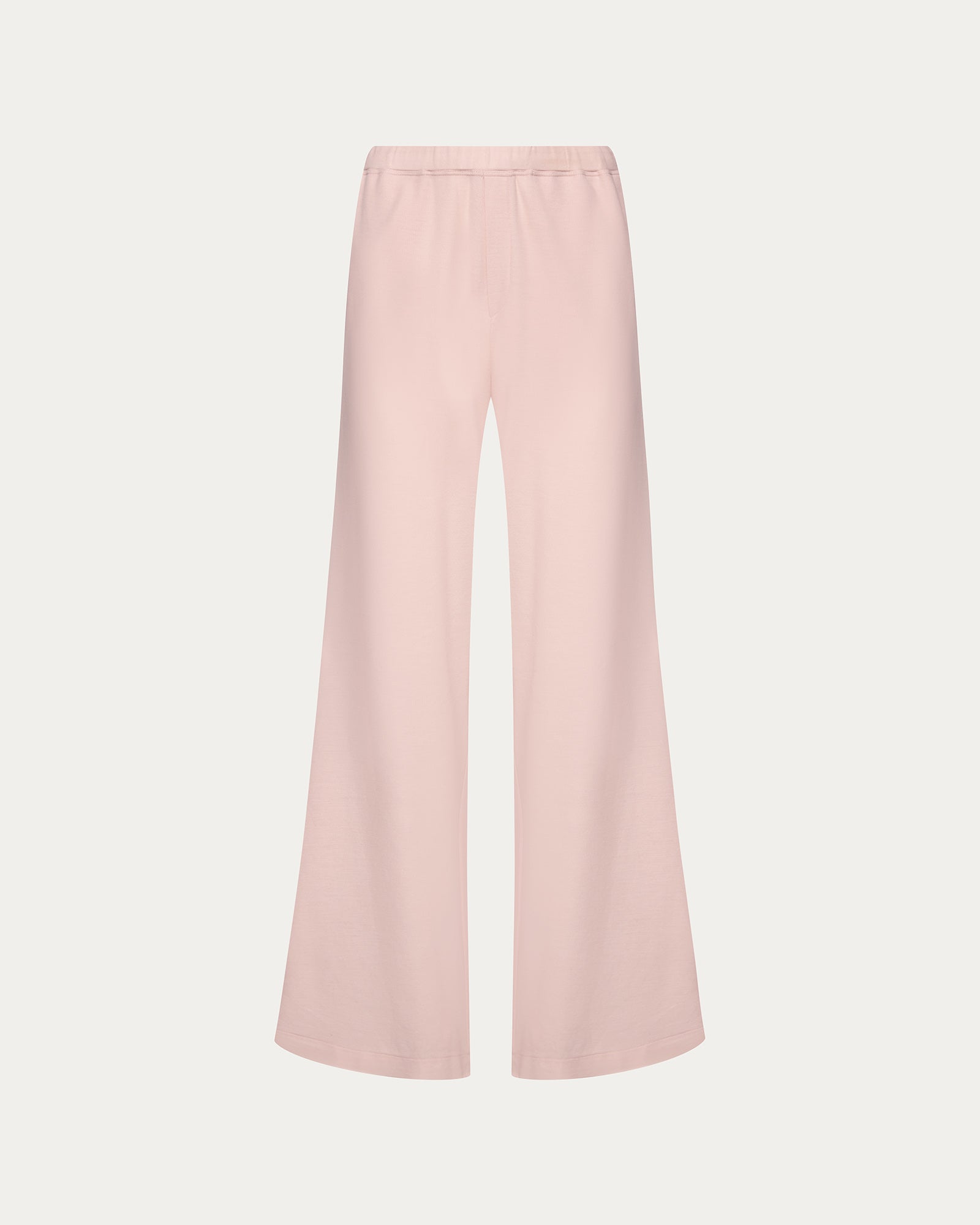 Pima Cotton Pique Wide Leg Sweatpants - Faded Rose – ATM Anthony