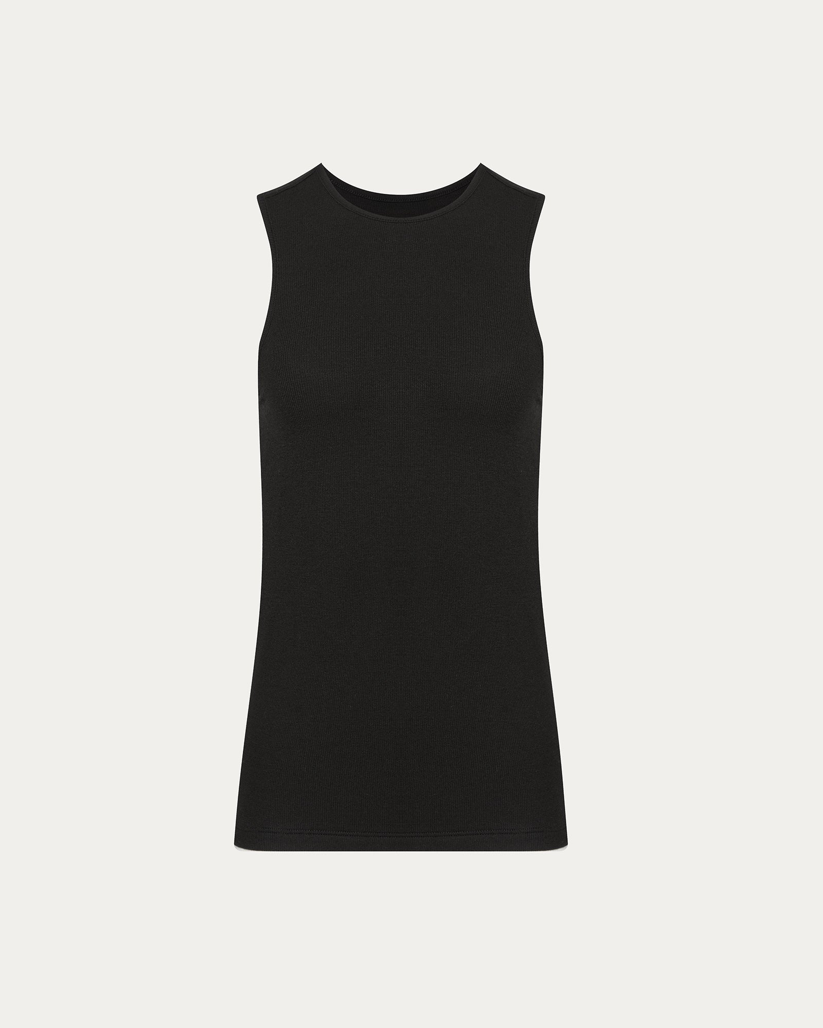 Modal Rib Racer Tank - Black