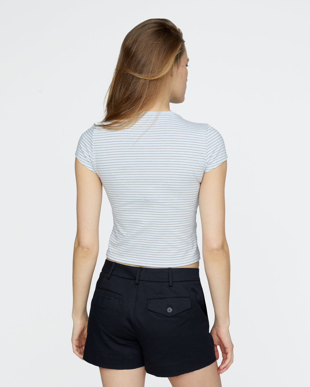 Cotton Twill Shorts - Black