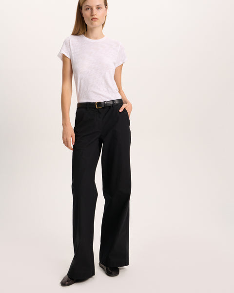 Cotton Twill Leigh Pant - Black – ATM Anthony Thomas Melillo