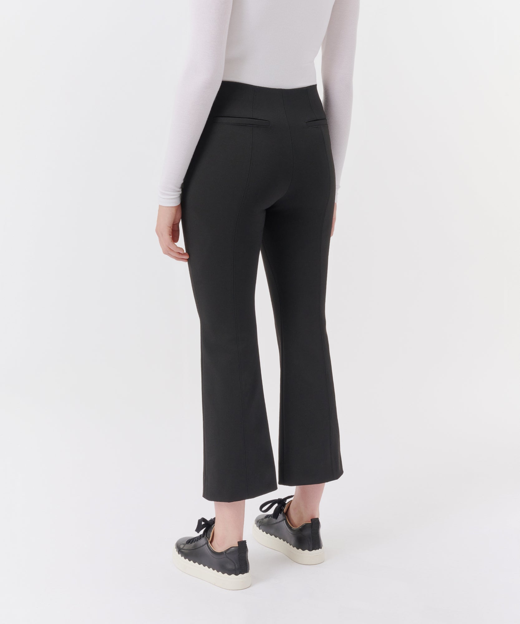  Black Ponte Kick Flare Pant | Women's Pants by ATM Anthony Thomas Melillo