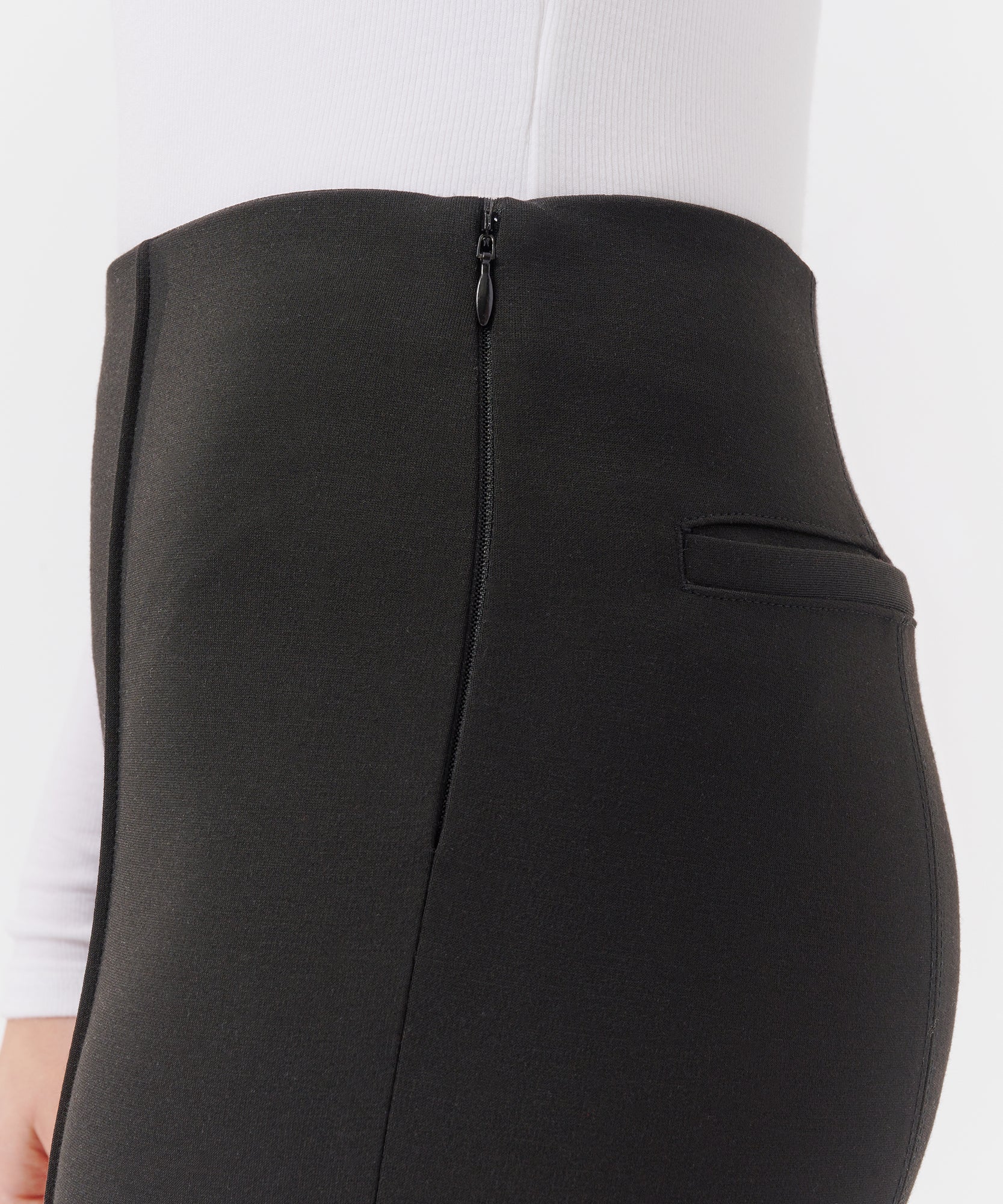  Black Ponte Kick Flare Pant | Women's Pants by ATM Anthony Thomas Melillo