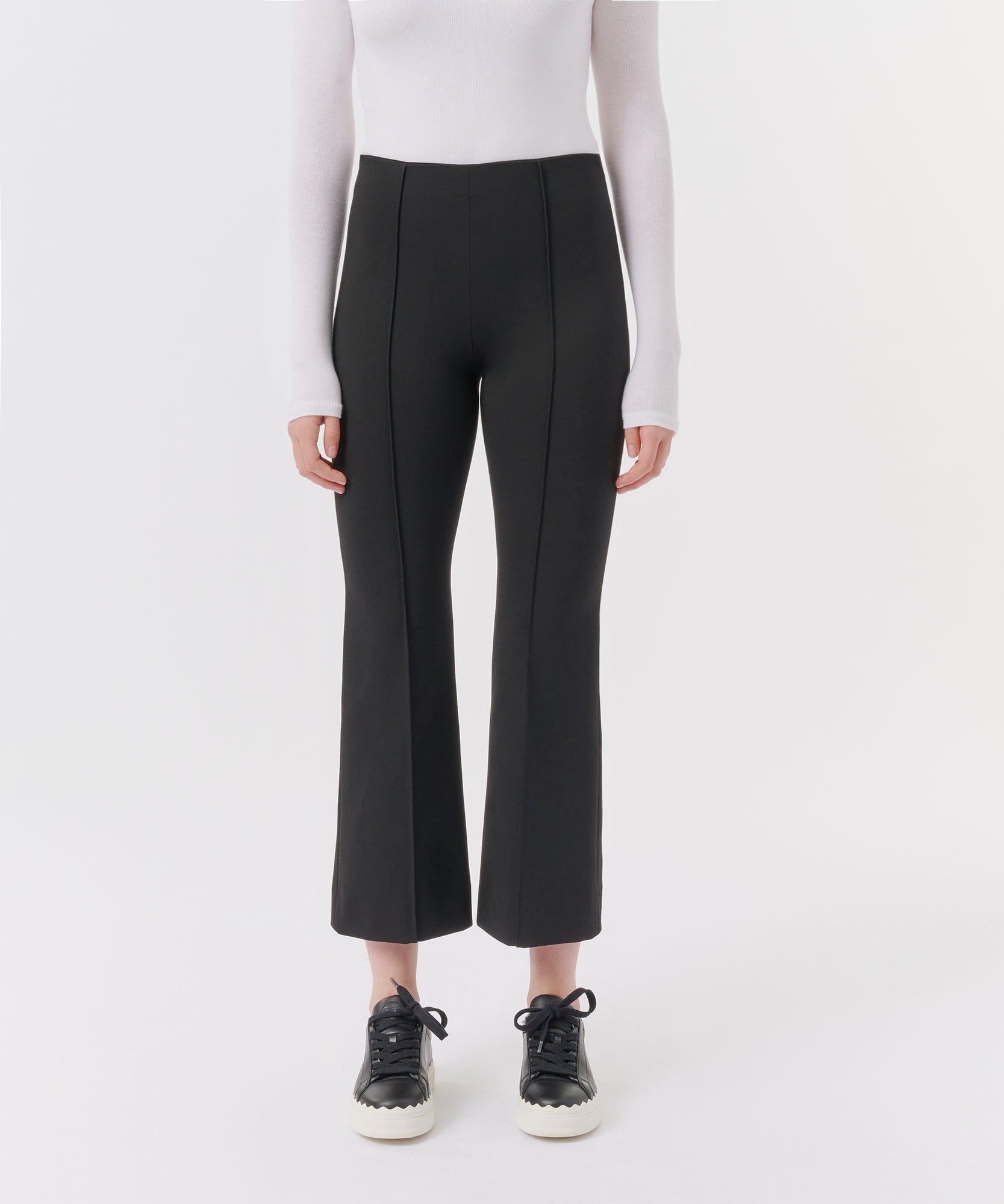  Black Ponte Kick Flare Pant | Women's Pants by ATM Anthony Thomas Melillo