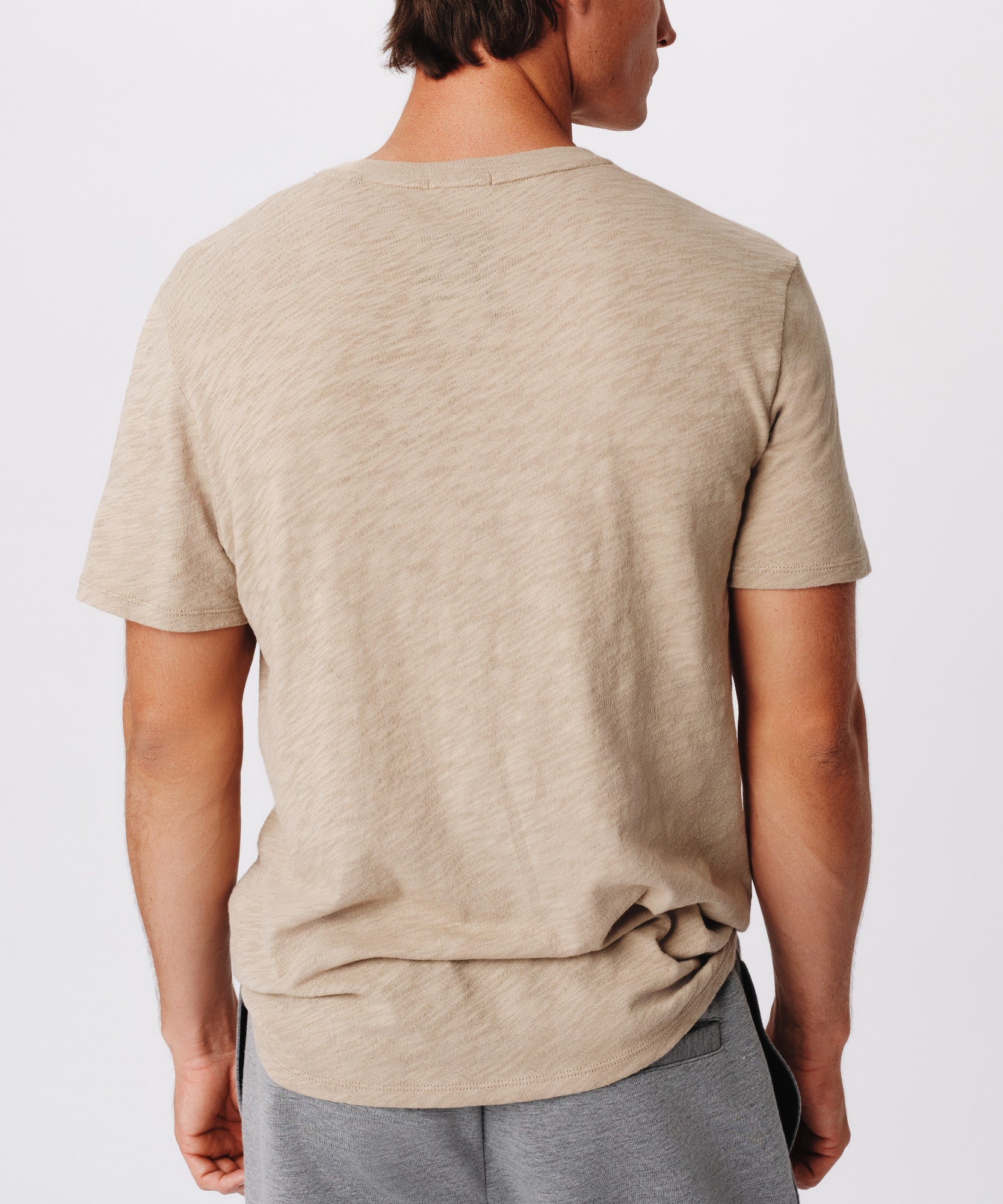 Slub Jersey Short Sleeve Crew Neck Tee |  Men's Cotton Short Sleeve Tee by ATM Anthony Thomas Melillo