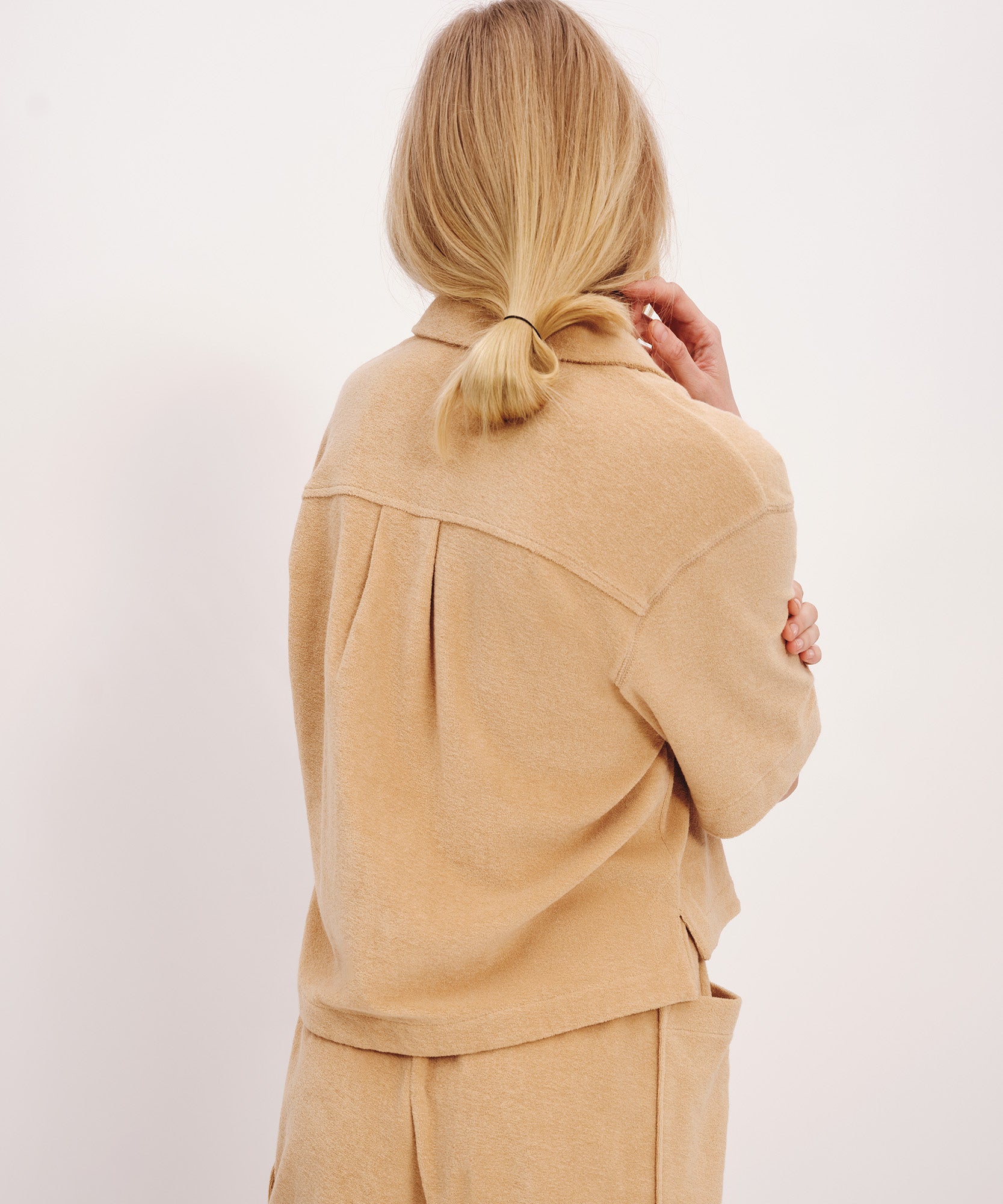 Towel Terry Bowling Shirt |  Women's Top by ATM Anthony Thomas Melillo