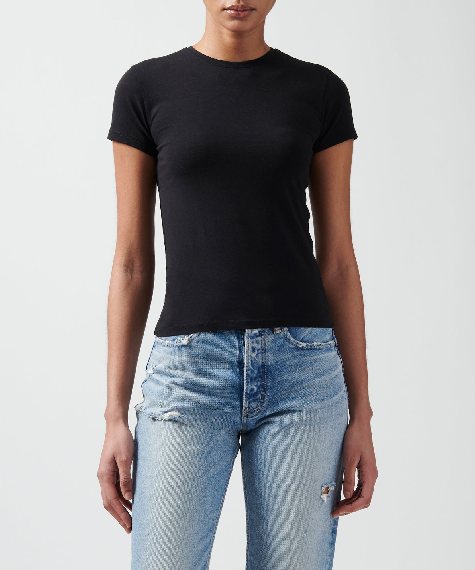 Black store tee women