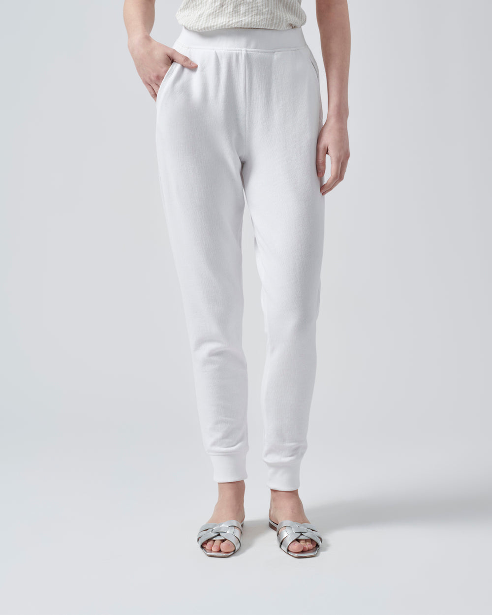 White French Terry Zip-Up Hoodie | Women's Hoodie by ATM Anthony Thomas Melillo